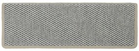 Tapetes escada adesivos aspeto sisal 30 pcs 65x21x4 cm verde