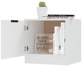 Mesas de cabeceira 2 pcs 40x39x40 cm branco