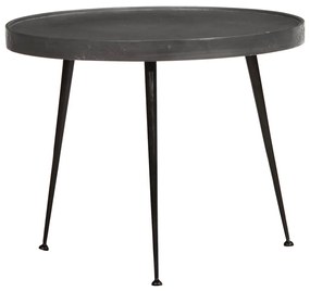 Mesas de centro 2 pcs derivados de madeira preto