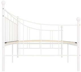 Estrutura sofá-cama 90x200 cm metal branco