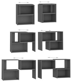 Móvel de TV 104x30x52 cm derivados de madeira cinza