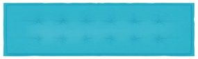 Capa de Banco de Jardim - Turquesa, 180x50x4 cm, Tecido Oxford