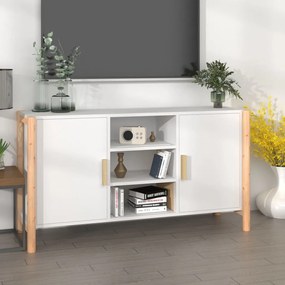 vidaXL Aparador 107x38x60 cm derivados de madeira branco