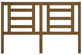 Cabeceira de cama 156x4x100 cm pinho maciço castanho mel