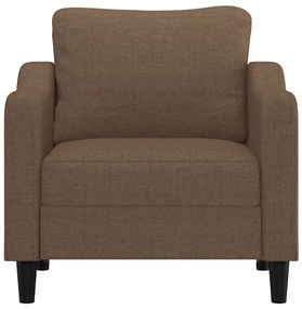 Poltrona 60 cm tecido castanho