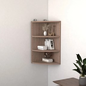 vidaXL Estante canto p/ parede aglomerado 30x31,5x60cm carvalho sonoma
