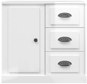 Aparador 70x35,5x67,5 cm derivados de madeira branco brilhante