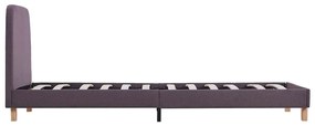 Estrutura de cama sem colchão 90x190 cm tecido