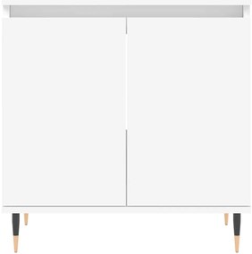 Armário de casa de banho 58x33x60 cm derivados madeira branco