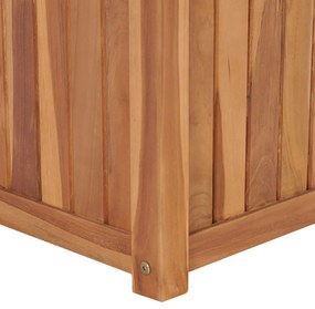 Vaso/floreira 40x40x40 cm madeira de teca maciça