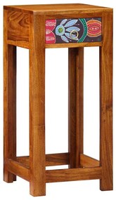 Estante para Telefone vidaXL 35x35x75 cm em Madeira Sólida de Acácia