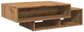 Mesa de centro 105x55x32 cm deriv. madeira carvalho artisiano