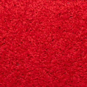 Tapetes de escadas 20 pcs 65x21x4 cm vermelho