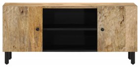 Móvel de TV 105x33x46 cm madeira de mangueira maciça