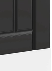 Painel máquina lavar louça Lucca preto derivados de madeira