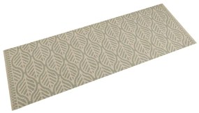Tapete de cozinha lavável 60x180 cm veludo padrão folhas