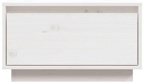 Mesa de centro 55x56x32 cm pinho maciço branco