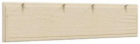 Almofadão de cabeceira 200 cm tecido creme