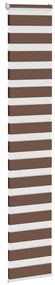 Cortina de zebra 40x230 cm largura do tecido 35,9 cm poliéster