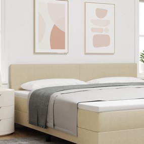 Cabeceira vidaXL Design Simples Verde Claro Cinza 200 cm Tecido de Veludo