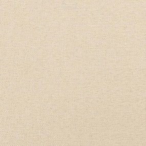 Estrutura de cama sem colchão 120x200 cm tecido cor creme