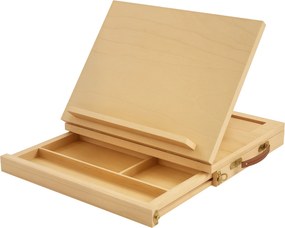 Vinsetto Cavalete Mesa Ajustável Madeira Faia Armazenamento Dobrável Compacto Ideal Artesanato 33,5x26x26 cm Versátil Prático | Aosom Portugal