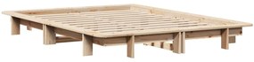 Cama sem colchão 140x190 cm madeira de pinho maciça