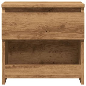 Mesa cabeceira 40x30x39 cm derivados madeira carvalho artisiano