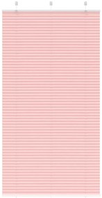 Rosa Plissada Cega 110x200 cm Largura Tecido 109,4cm Poliéster