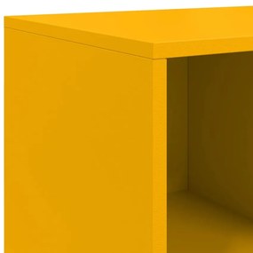 Aparador 100,5x39x72 cm aço amarelo mostarda