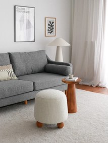 Pouffe Fumi – Branco – 43x45x37 cm