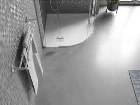 Mexen Bert base de duche semicircular SMC 80 x 80 cm, branco - 4KR108080