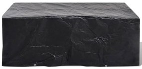 Capas para mobiliário de jardim 2 pcs 8 ilhós 200x160x70 cm