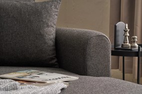 Sofá-Cama de Canto Mane – Antracite – 246x85x160 cm