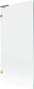 Mexen Lunar L painel de banho 1-folha 90 x 150 cm, transparente, dourado - 897L-090-000-50-00