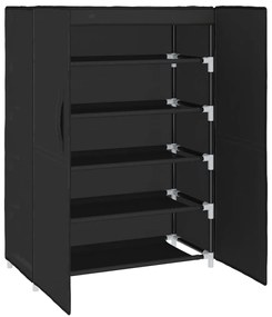 Sapateira 60x28x90 cm tecido preto
