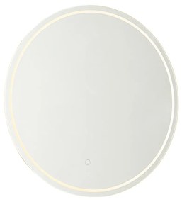 Espelho de casa de banho moderno 60 cm c/ LED e dimmer tátil - Sebas Moderno