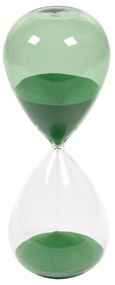 Kave Home - Ampulheta Breshna vidro verde 25 cm