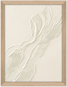 Quadro em tela pintado à mão emoldurado Beige Heritage