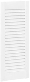 Portas de armário 2 pcs design de persiana 61,5x29,5 cm branco
