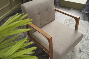 Cadeira Wing Kemer – Creme – 69x80x83 cm