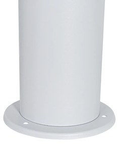 Candeeiro de pé para exterior branco abajur opala 50 cm - Odense Moderno