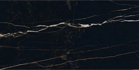 Mexen Flamingo Preto amostra de grés vidrado rekt. G1, azulejo de chão e parede, alto brilho - TL215-00-S