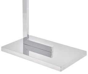 Toalheiro prateado 45 x 86 cm SELVA Beliani