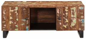 Mesa de centro 100x54x40cm madeira recuperada/derivados madeira