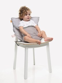 Assento elevatório BABYTOLOVE, cadeira nómada cinzento medio estampado