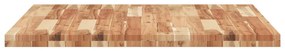 Tampo de mesa quadrado 90x90x4 cm madeira de acácia maciça