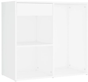 Conjunto toucador com LEDs madeira processada branco