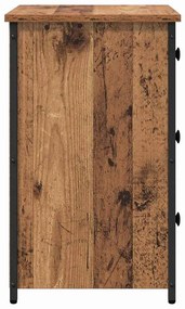 Mesa de Madeira Velha Madeira Velha MDF, Madeira de Partícula, Metal