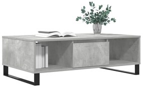 Mesa de centro 104x60x35 cm derivados madeira cinzento cimento